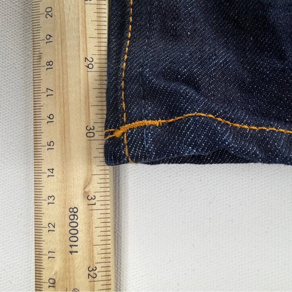 NUDIE JEANS Selvedge Denim tapered leg Rigid Steady Eddie II Denim Size 32 - Picture 16 of 16